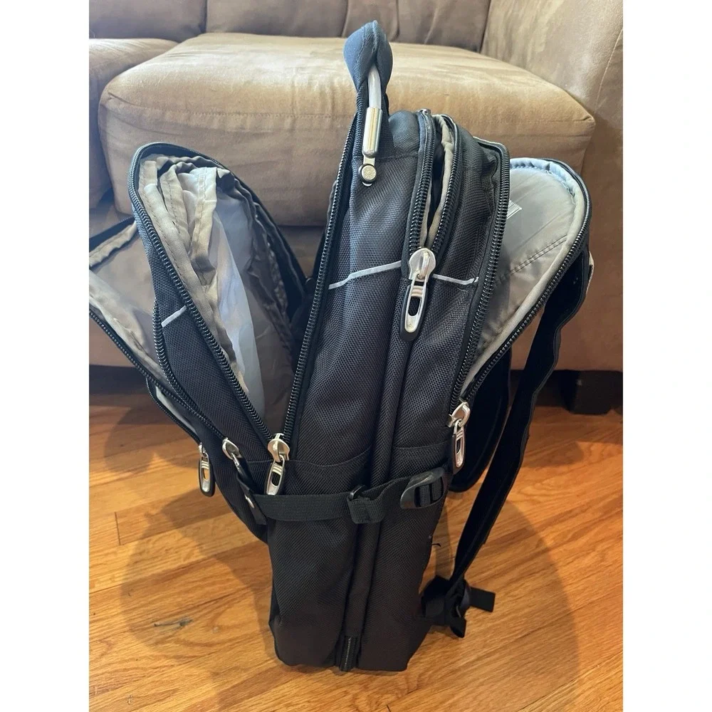High Sierra Travel Laptop Backpack Carry On Computer Book Bag Black WKU